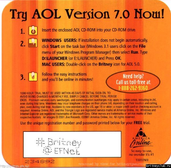 Фотографии дисков AOL04.jpg(Бритни Спирс, Britney Spears)