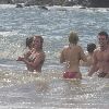 Бритни и Джастин на пляже в Майами