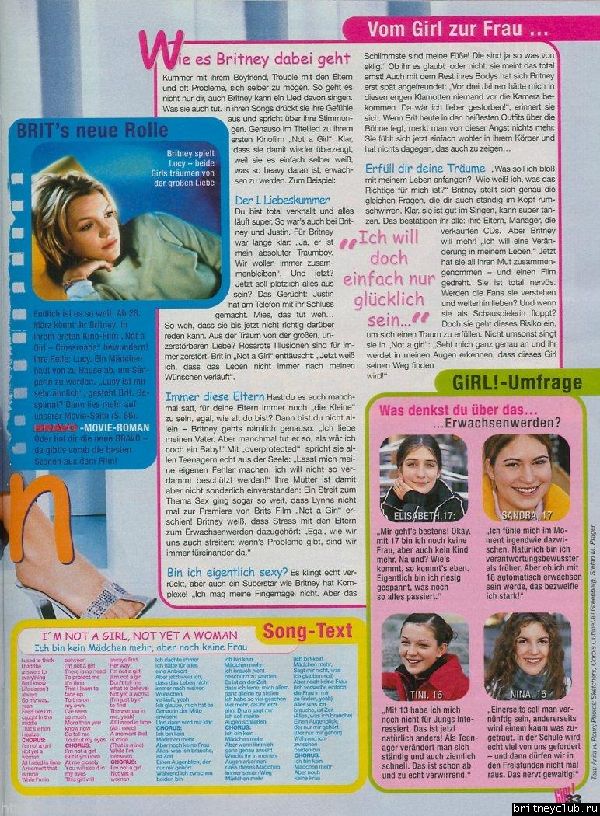 Журнал "Bravo Girl"  (Germany - 3 апреля 2002 года)2.jpg(Бритни Спирс, Britney Spears)