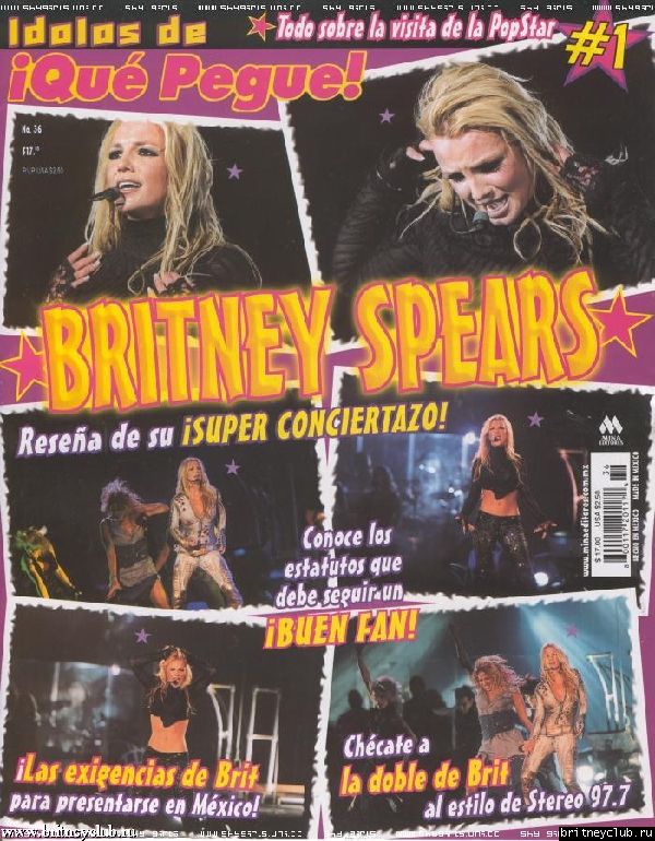 Журнал Que Pegue (август 2002 года)1.jpg(Бритни Спирс, Britney Spears)