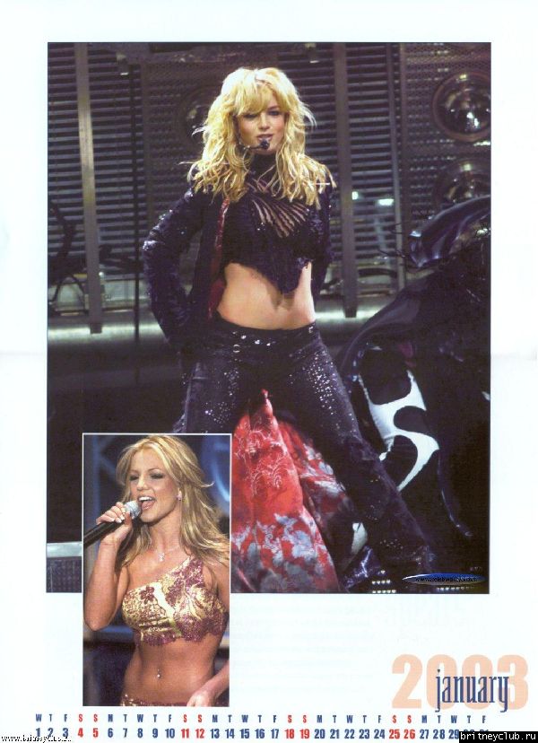 Календарь на 2003 год (Бельгия)03.jpg(Бритни Спирс, Britney Spears)