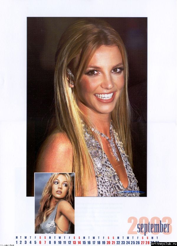 Календарь на 2003 год (Бельгия)09.jpg(Бритни Спирс, Britney Spears)
