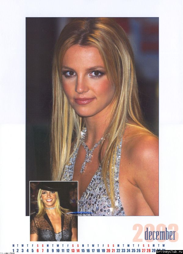 Календарь на 2003 год (Бельгия)12.jpg(Бритни Спирс, Britney Spears)