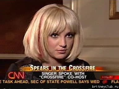 CNN - интервью о концерте NFL Kick Off crossfire_(63).jpg(Бритни Спирс, Britney Spears)