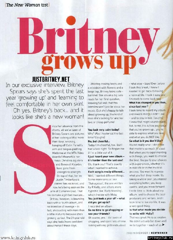 New Woman Magazine 002.jpg(Бритни Спирс, Britney Spears)