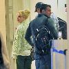 Бритни и Джейсон в аэропорту LAX